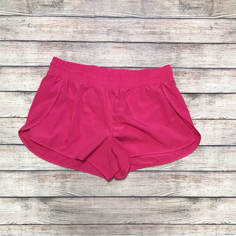 90 Degree Vibrant Pink Athletic Shorts